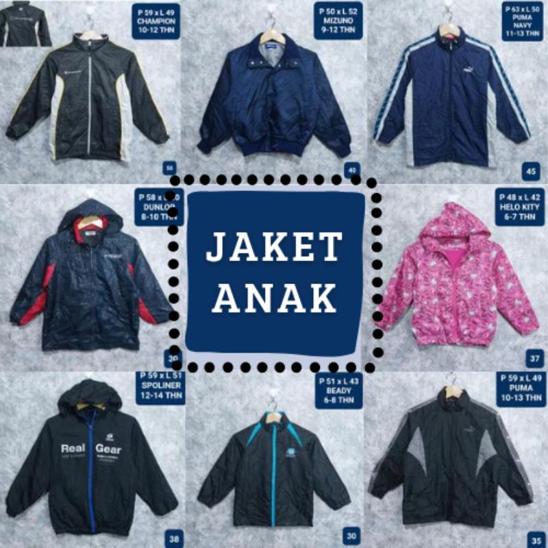 JACKET ANAK  6 - 15 TAHUN