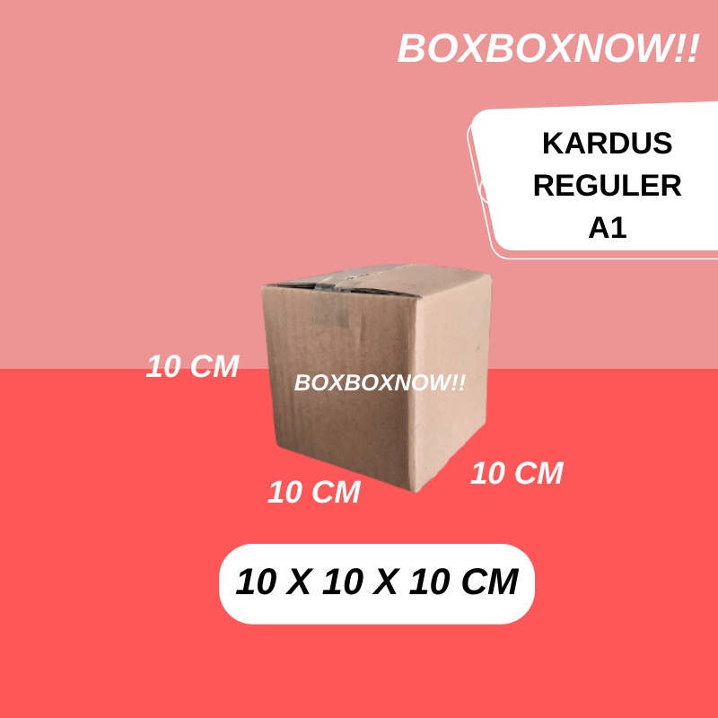 

10 X 10 X 10 CM KARDUS PACKING KEMASAN KARTON BOX DUS KOTAK PACKAGING POLOS MURAH BARU