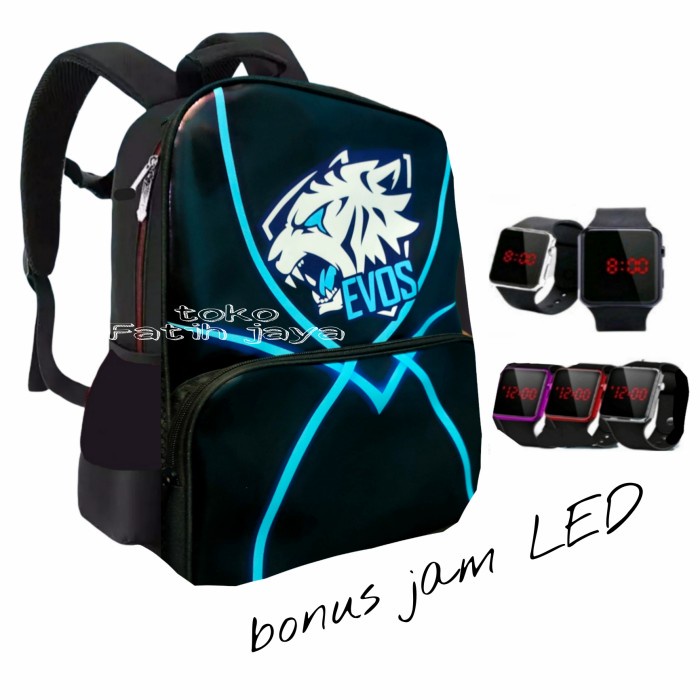 Tas Ransel Anak Laki Laki Laki Laki Tas Evos Cowok H7V1 Lucu Best Seller Trendy Awet vintage Termura