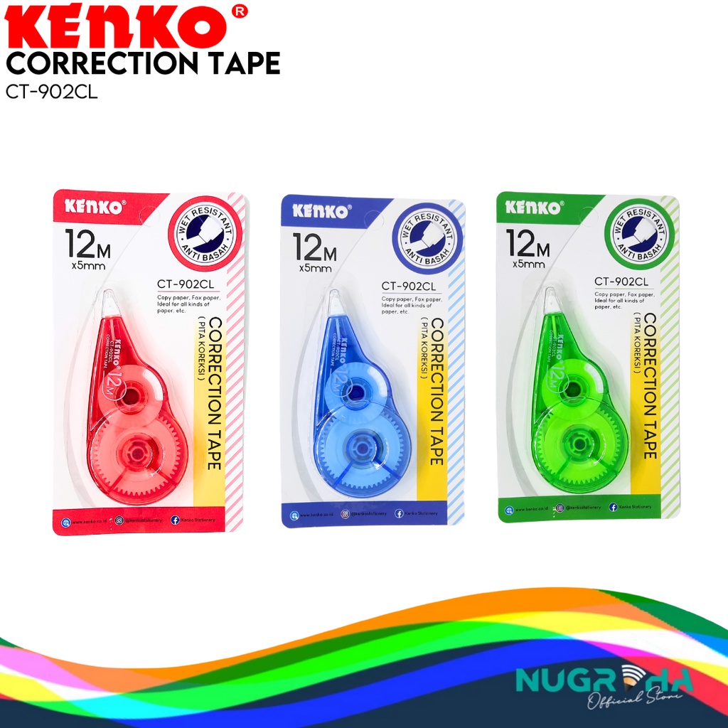 

CORRECTION TAPE / TIP EX / CP TAPE Kenko CT-902CL