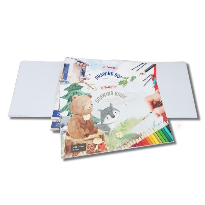 

Big Sale Butterfly - Drawing Book A4 - Buku Gambar - Pcs Terlaris