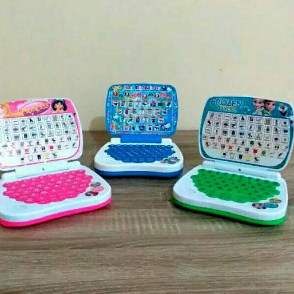 Kejar Grosir MAINAN LAPTOP 2BAHASA / MAINAN LAPTOP ANAK / LAPTOP KARAKTER