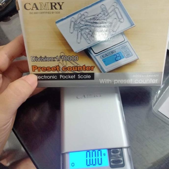 Terbaru  Timbangan Digital Emas 0.01 Gram Camry Maximal 200 Grm Foxie_Starz