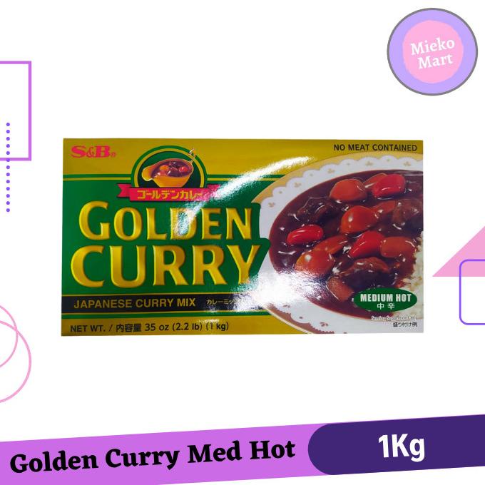 

S&B Golden Curry Medium Hot | Kari Blok | Kari Jepang 1Kg