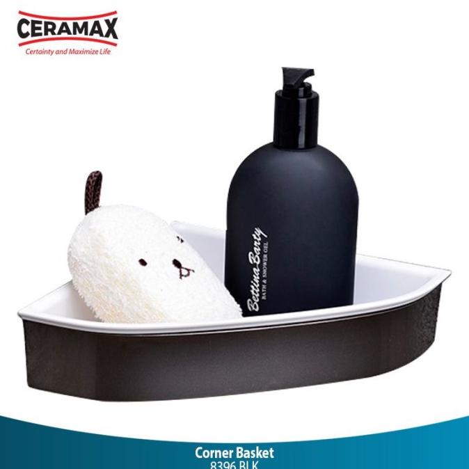 CERAMAX 8396 BLK KERANJANG SUDUT