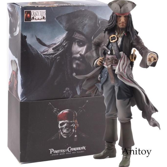 Crazy Toys Pirates Of The Carribean Captain Jack Sparrow Action Figure
