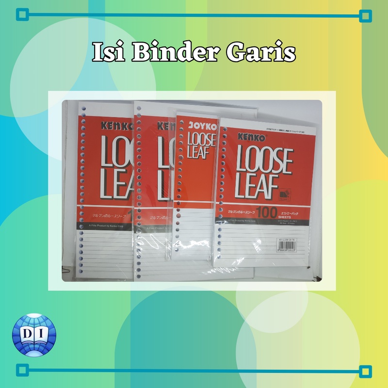 

[ ISI BUKU BINDER GARIS 50 & 100 LEMBAR ] KENKO | JOYKO | LOOSE LEAF | ISI BINDER | ISI GARIS | BINDER GARIS