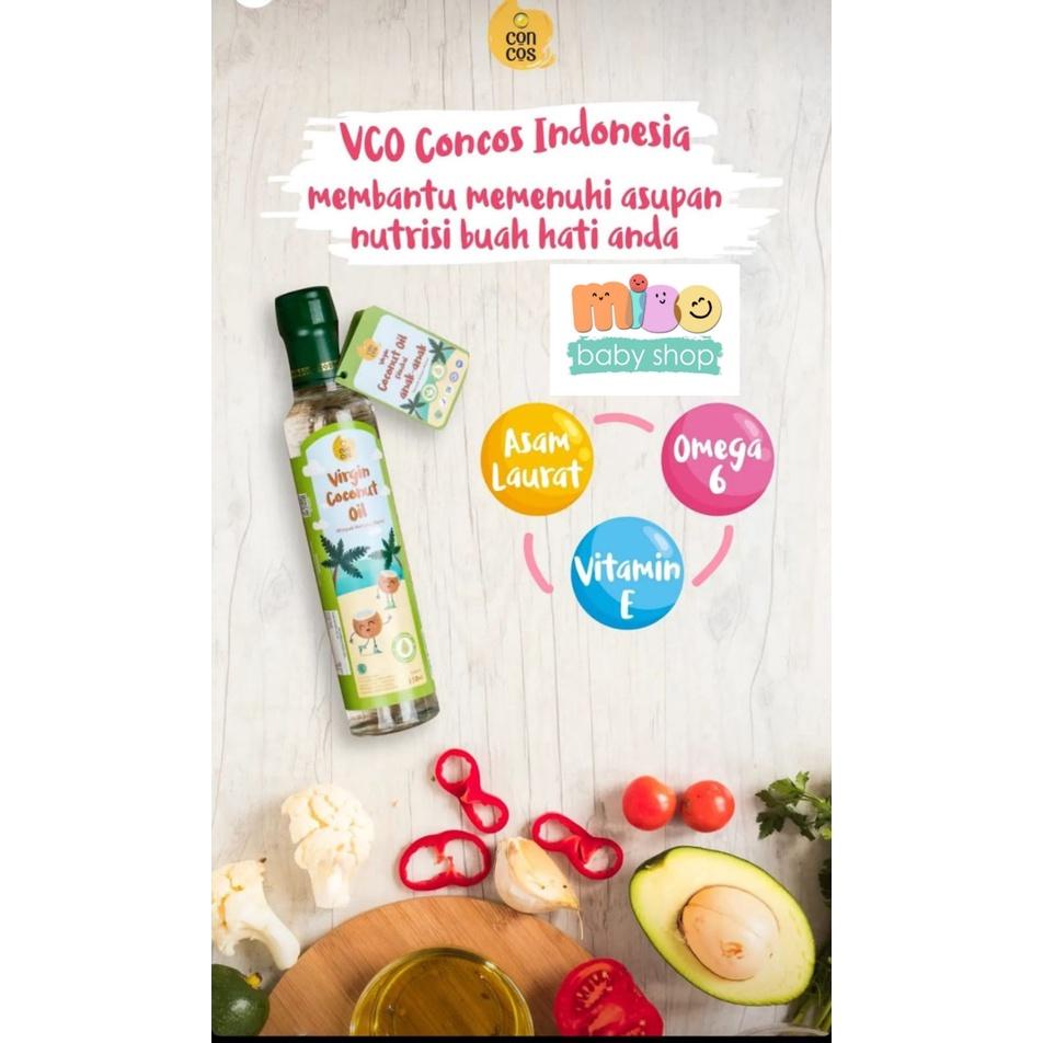 

CONCOS VCO Virgin Coconut Oil Untuk Anak dan Bayi / Minyak Kelapa Asli / Minyak Kelapa Murni Concos 100ml 250ml