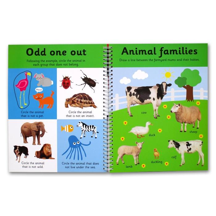 [Priddy Books] Starting School Wipe Clean Activities Book With Pen