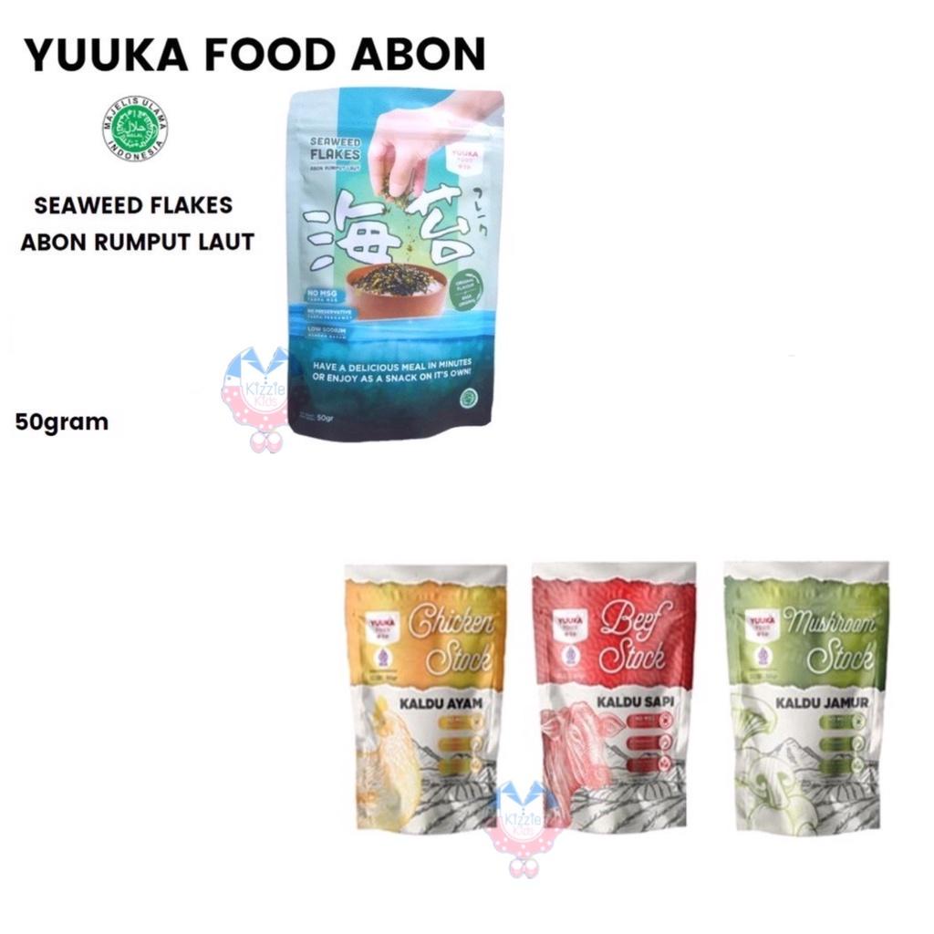 

YUUKA FOOD KALDU MPASI Bayi / YUUKA FOOD ABON RUMPUT LAUT NON MSG - 50gr