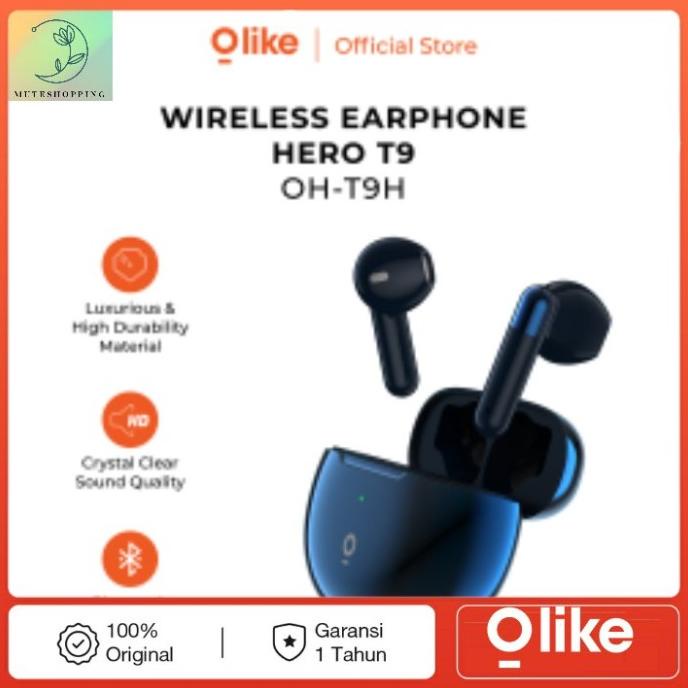 Terbaru Olike True Wireless Earphone Hero-T9 Bluetooth 5.3 Crystal Clear Audio