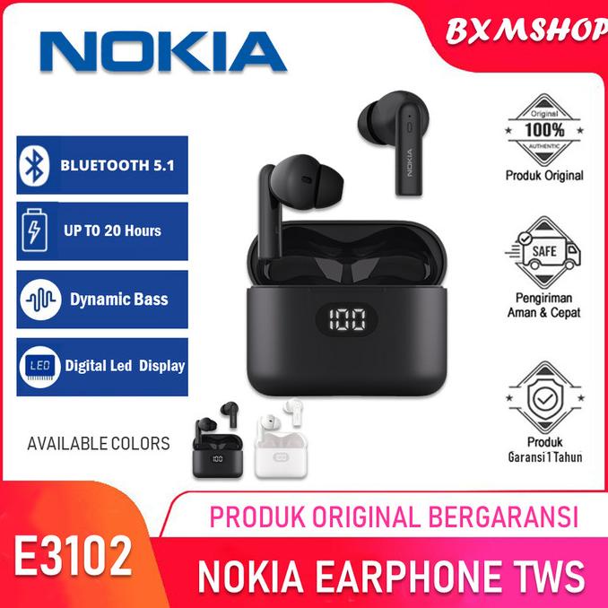 Terbaru Nokia Essential True Wireless Earphones Tws E3102 Nokia Tws Original