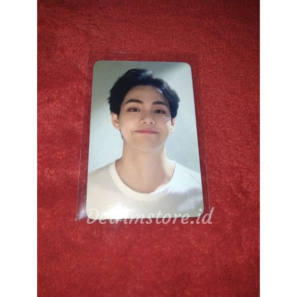 Official Photocard BTS Taehyung Putih dicon 102 no.10 PC V Bangtan