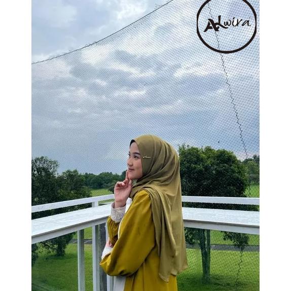 Terbaru - Alwira.outfit Haura Instan Hijab Segitiga Instan Jersey 