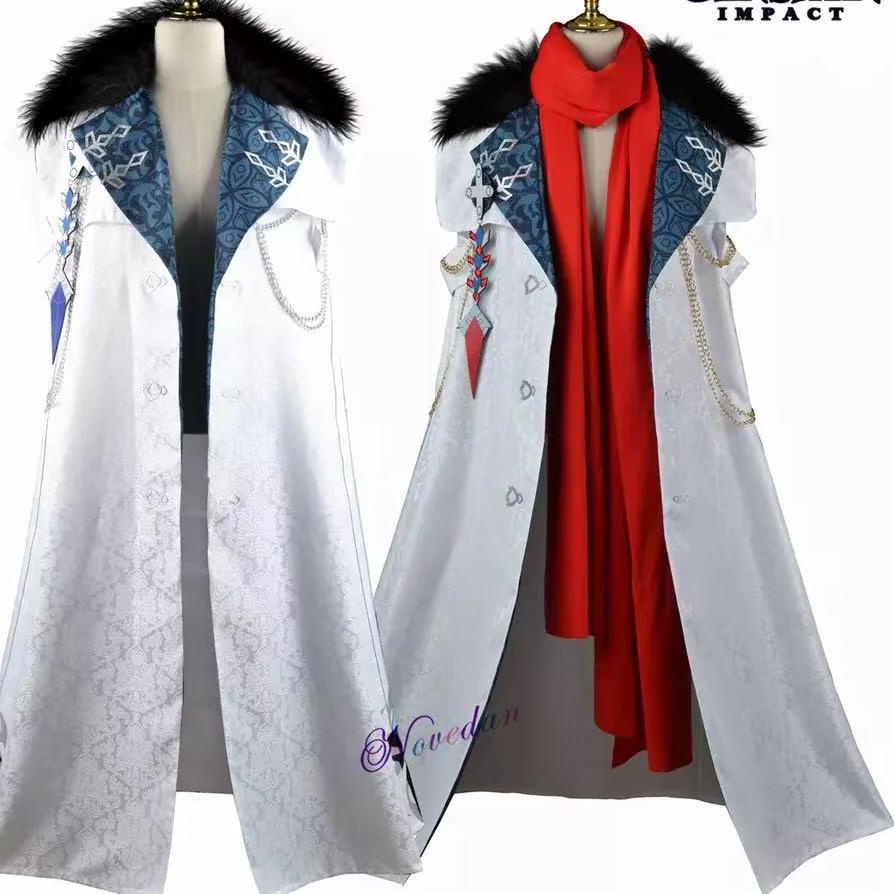 Untuk Anda Game Genshin Impact Fatui Cosplay Regrator Snezhnaya Harbingers Childe Tartaglia Fatui Cl