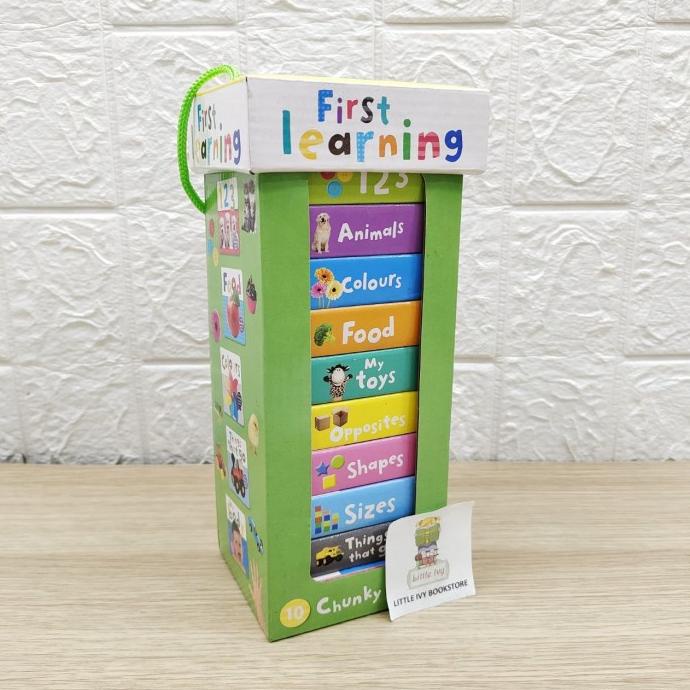 Book Tower First Learning. Board book. 10 chunky board books.