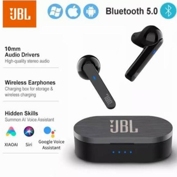 Terbaru Headset Bluetooth Earphone Jbl Live 220 Tws Rock Bass Sound Original