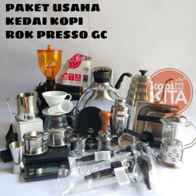 Dijual Paket Usaha Kedai Kopi Rok Presso Gc Murah
