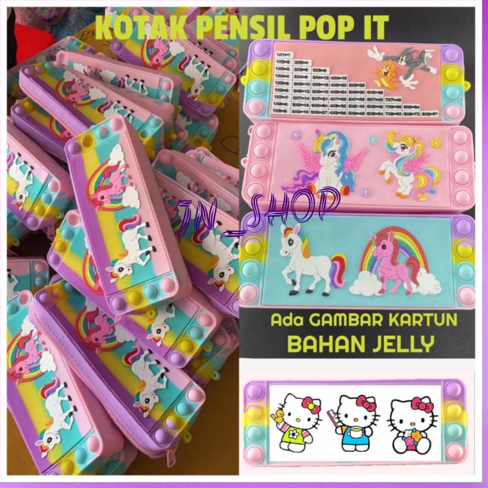 

[MURAH !!!] KOTAK PENSIL POP IT KOTAK PENSIL KARAKTER KARTUN TAS POP IT ANAK POP IT MAINAN ANAK POP IT KOTAK PENSIL POP IT PELANGI PERLENGKAPAN SEKOLAH [KODE 546]