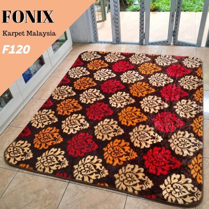 Karpet Busa FONIX Malaysia Bulu Super Lembut Anti Slip 140x180 F120