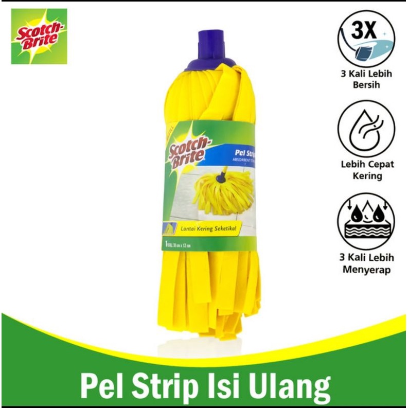 3M Scotch Brite Pel strip Kuning Refill ID 73