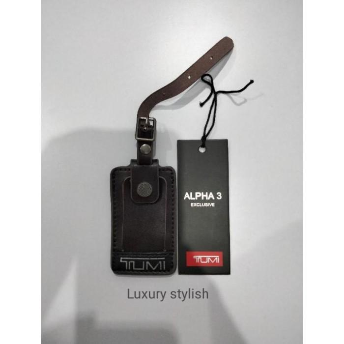 Terlaris Neww Name Tag Tumi Tag Tumi Coklat Tua Murah