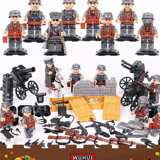 Flash Sale Mainan Balok Bangunan Lego Tentara Militer Perang Dunia Ii Termurah