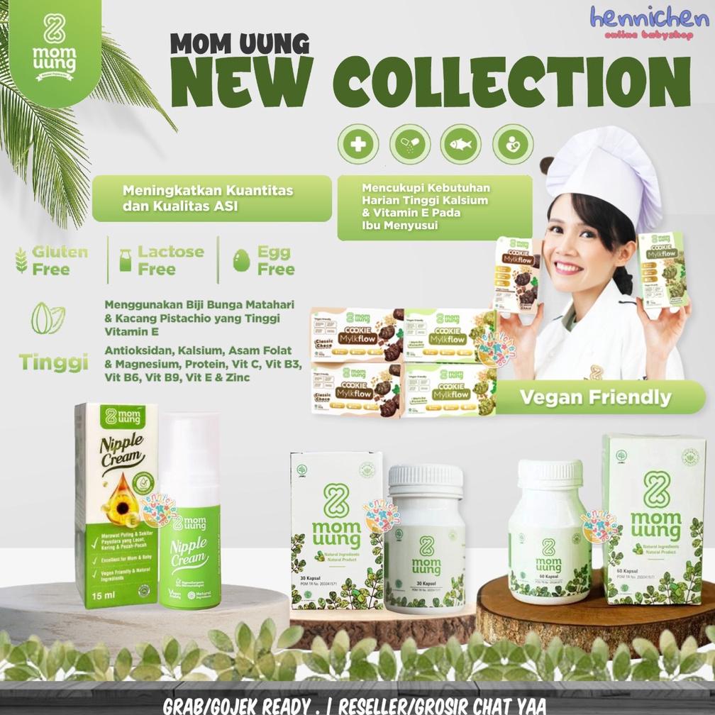 BPOM ORIGINAL KELORCAP MOM UUNG ASI BOOSTER VITAMIN IBU MENYUSUI PELANCAR ASI / COOKIES MOM UUNG / N
