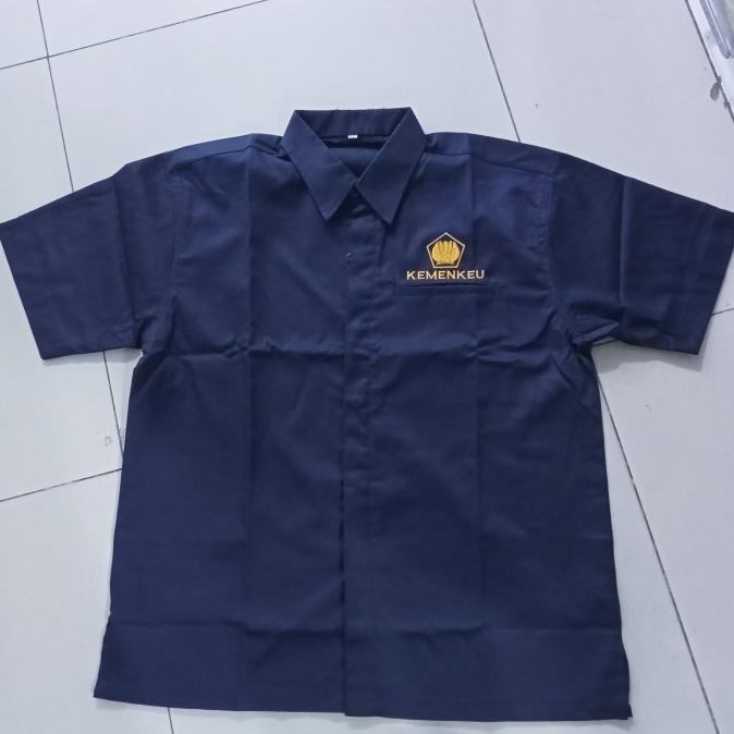 kemeja Kemenkeu Seragam Kemenkeu Baju Kemenkeu Lengan Pendek kantong 1