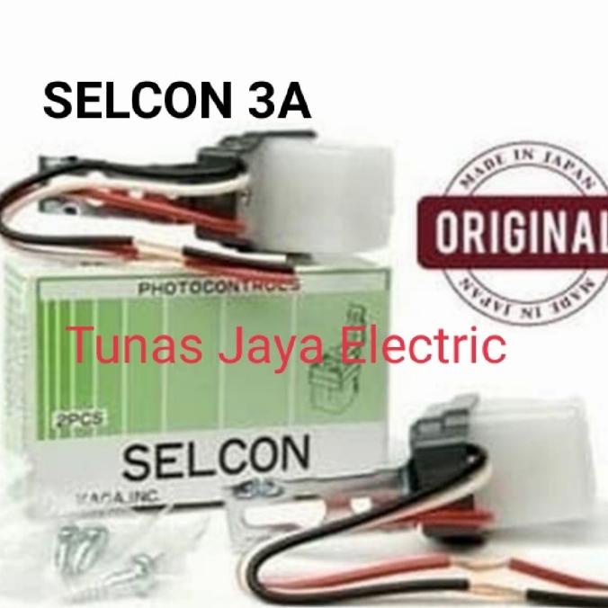 Photocell Sensor Cahaya 3A SELCON Original/Asli JAPAN
