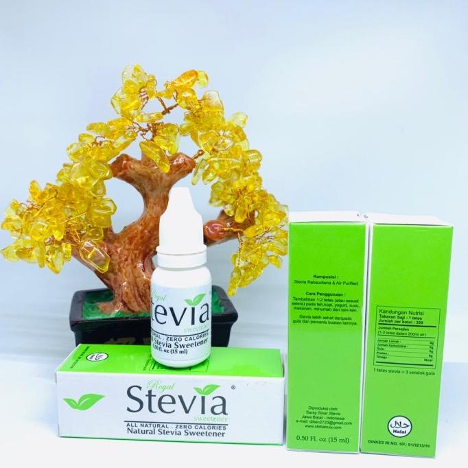 

GULA STEVIA PEMANIS ALAMI PENGGANTI GULA NOL KALORI SWEATENER