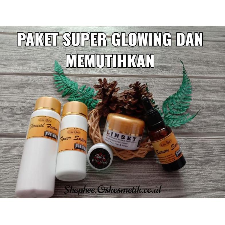 74 SEPAKET LINSKY GLOWING ISI 5 SERUM LINSKY ORIGINAL 100% Ready