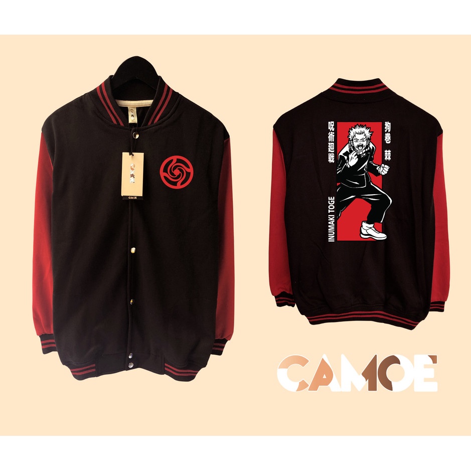 Jaket Baseball Varsity Anime Jujutsu Kaisen Inumaki Toge Japan