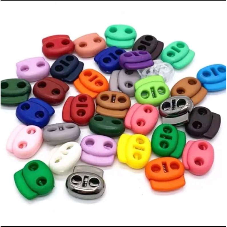 stopper kompo lubang 2 tali jaket masker strapmask compo