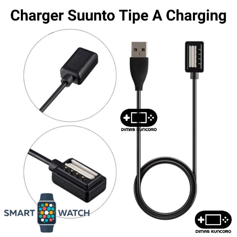 Charger Suunto Tipe A Charging kabel spartan 9 baro eon core D5 ambit 4 wrist hr ultra sport series 