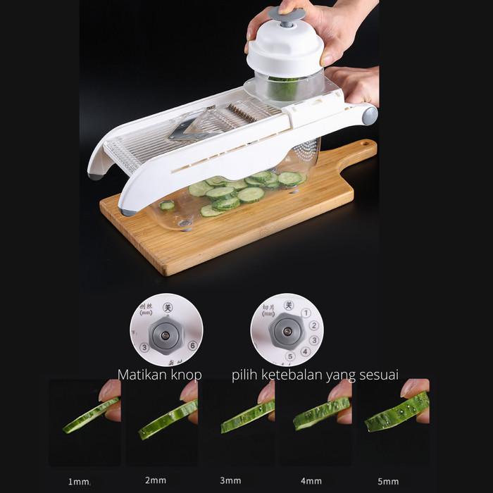 Pemotong Pengiris Sayur Buah Serbaguna Mandoline Slicer Multifunction