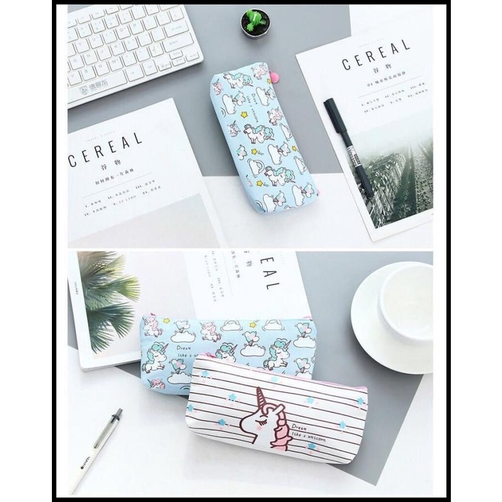 

Kotak PensilTempat Pensil Resleting Karakter Kuda Poni