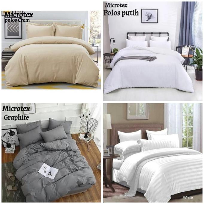 SPREI HOTEL SPREI POLOS PUTIH SPREI SALUR UK 160x200 180x200 200x200