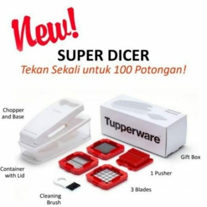 Terlaris Tupperware Superdicer Alat Pemotong Buah Dan Sayuran Super Dicer [A08]