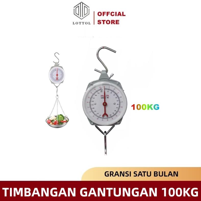 Termurah Lottol Timbangan Gantung Besi 100Kg / Timbangan Gantung Jarum 100Kg