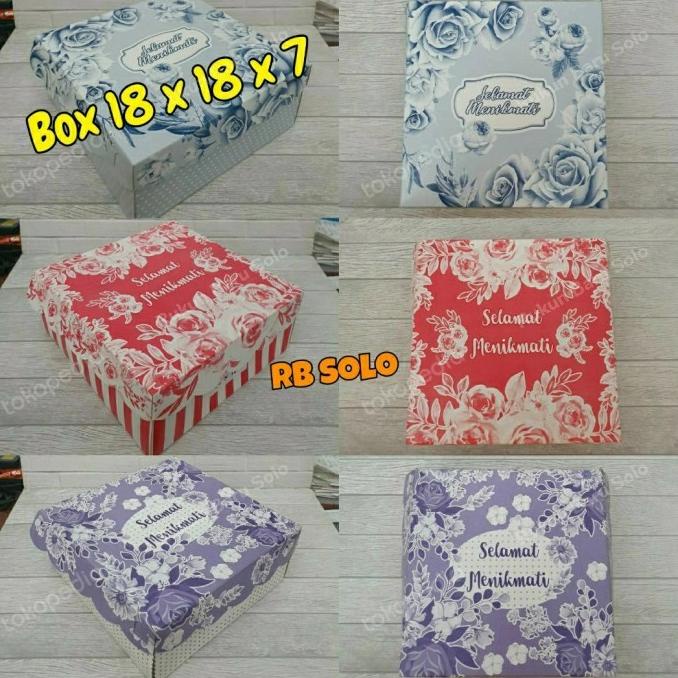 

.........] Box Snack Box Nasi 18x18x7 - Tutup Sambung