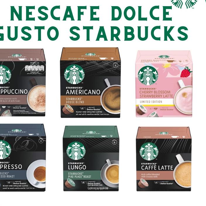 

GROSIR Nescafe Dolce Gusto Starbucks Capsule Coffee NDG Original All Varian murah