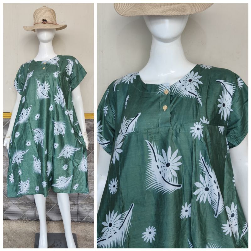 Daster Payung Jumbo Rainbow Midi Motif || Busui Bumil Freandly