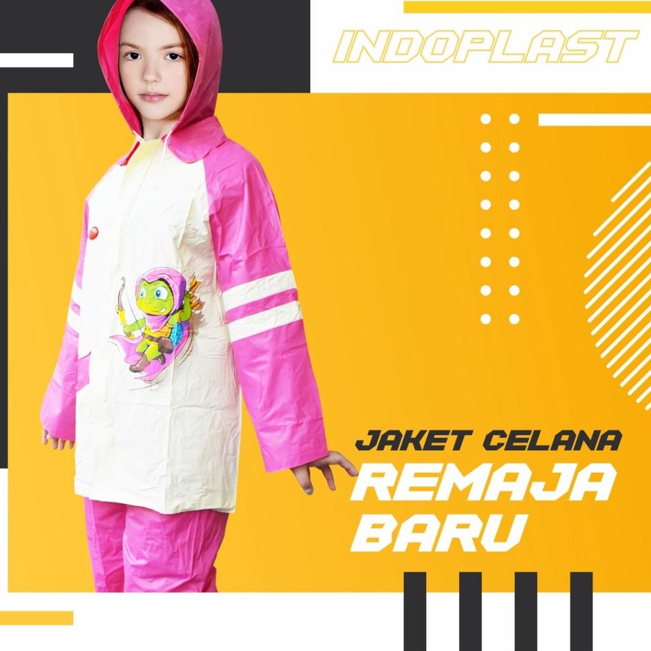 ✨ Setelan Jas Hujan Anak Perempuan 8-12 Tahun Mantel Hujan Anak ??
