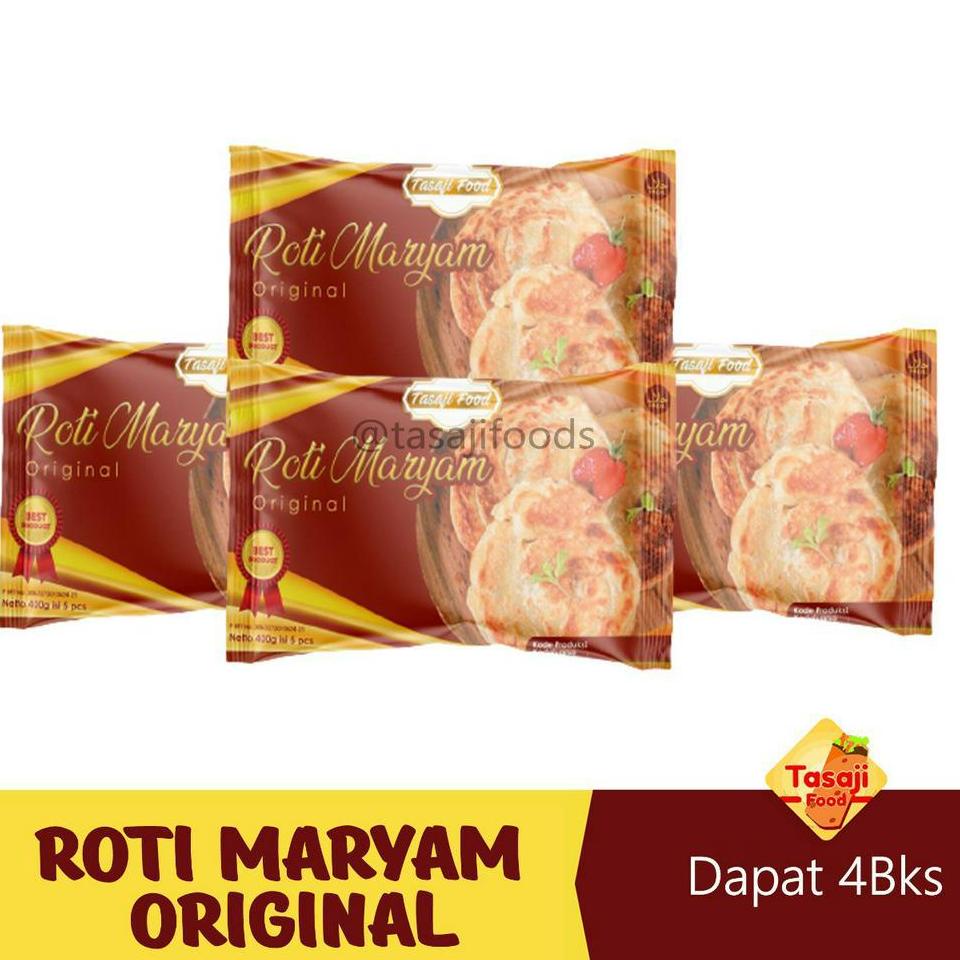 

12.12 BRANDS FESTIVAL Paket 4 Pcs Roti Maryam Original buruan