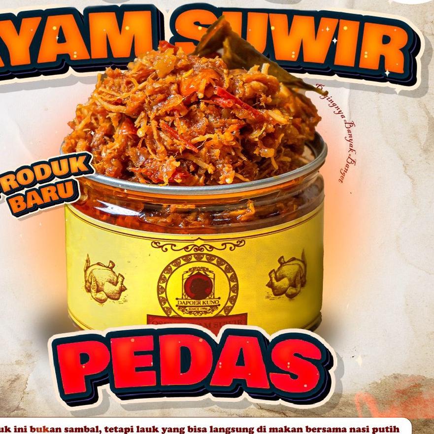 

12.12 MALL Oseng Ayam Suwir Pedas DAPOER KUNO 250 gram grosir