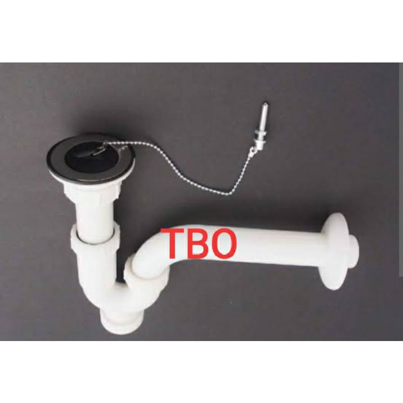 Sifon Wastafel PVC Angsa, Sivon Sifon Sipon Wastafel Angsa Plastik PVC