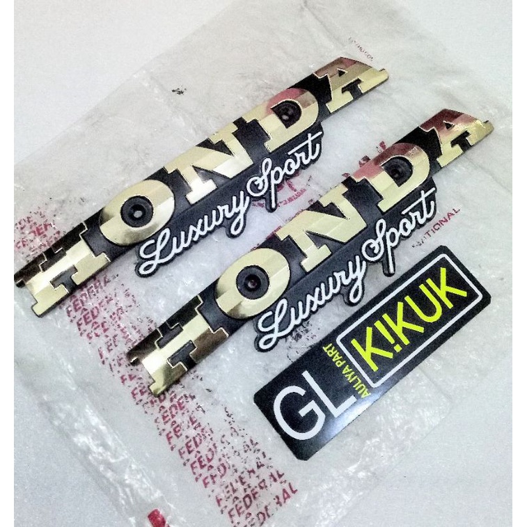 Emblem Tanki Set Honda GL Pro GL Max Neotech CDI Original NOS