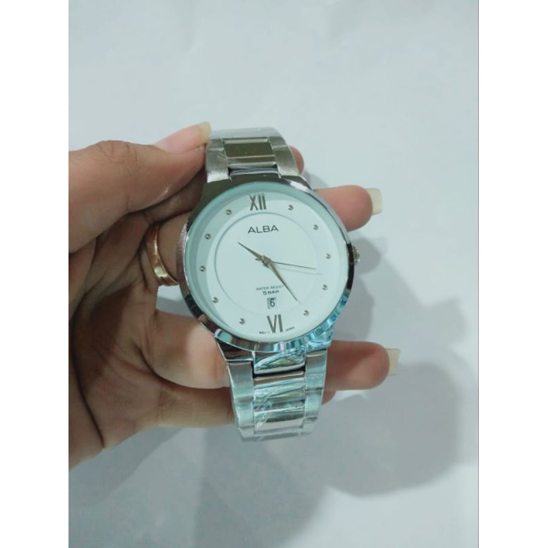 JAM TANGAN COUPLE AB TANGGAL AKTIF