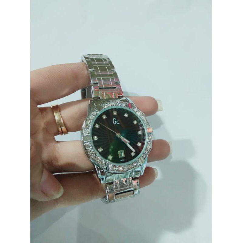 JAM TANGAN WANITA GCCHRONO SECOND RANTAI